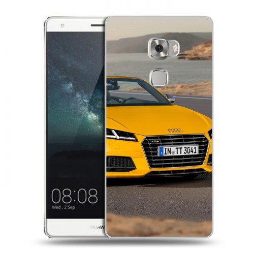 Дизайнерский пластиковый чехол для Huawei Mate S Audi