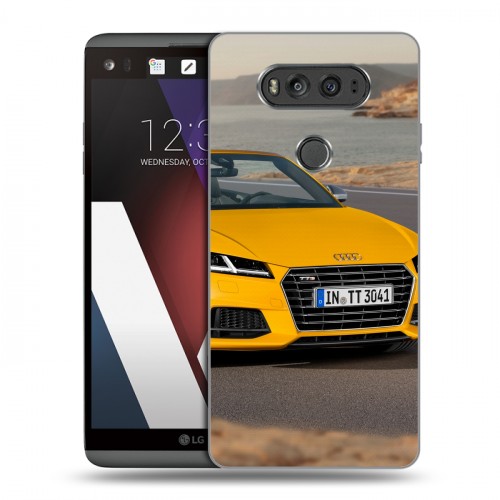 Дизайнерский пластиковый чехол для LG V20 Audi