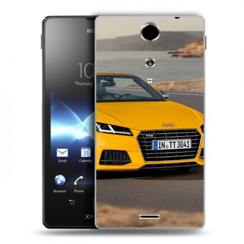 Дизайнерский пластиковый чехол для Sony Xperia TX Audi