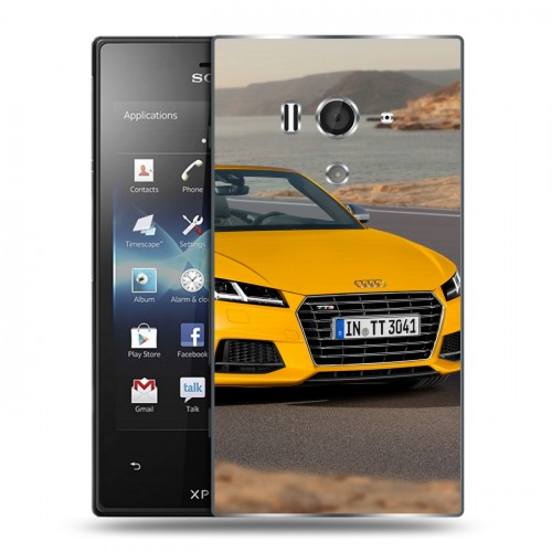 Дизайнерский пластиковый чехол для Sony Xperia acro S Audi