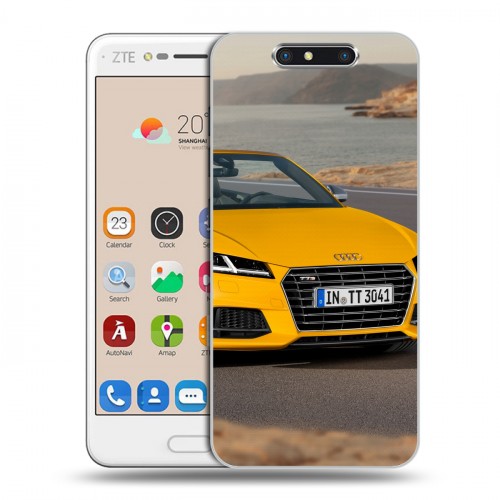 Дизайнерский пластиковый чехол для ZTE Blade V8 Audi