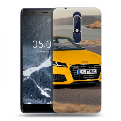 Дизайнерский пластиковый чехол для Nokia 5.1 Audi