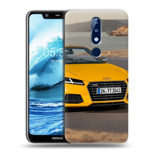 Дизайнерский силиконовый чехол для Nokia 5.1 Plus Audi