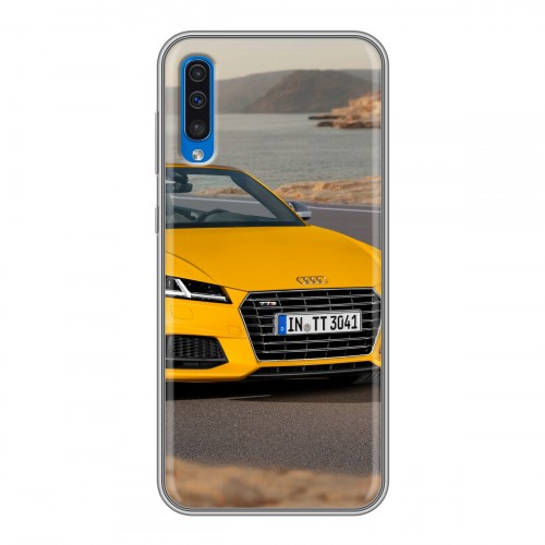 Дизайнерский силиконовый чехол для Samsung Galaxy A50 Audi