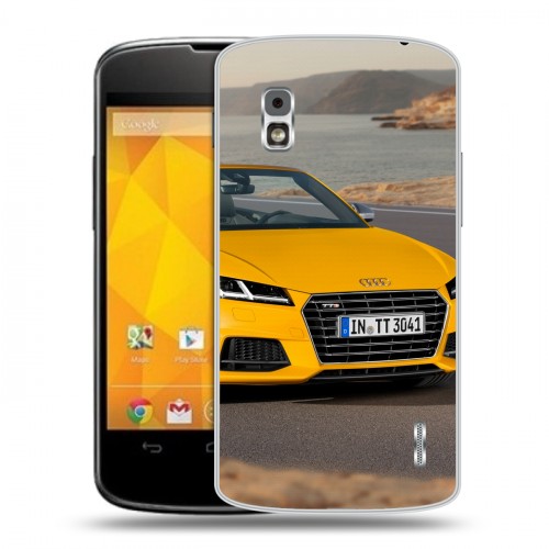 Дизайнерский пластиковый чехол для LG Google Nexus 4 Audi