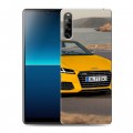 Дизайнерский силиконовый с усиленными углами чехол для Sony Xperia L4 Audi