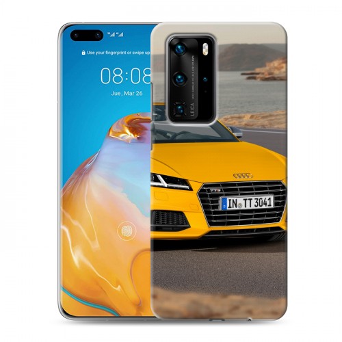 Дизайнерский пластиковый чехол для Huawei P40 Pro Audi