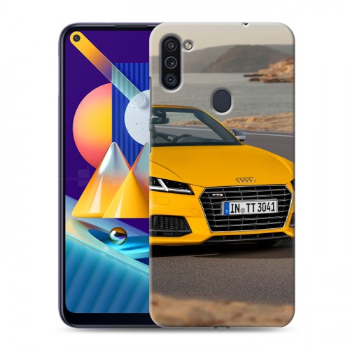 Дизайнерский пластиковый чехол для Samsung Galaxy M11 Audi