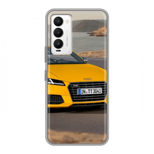 Дизайнерский силиконовый чехол для Tecno Camon 18 Audi