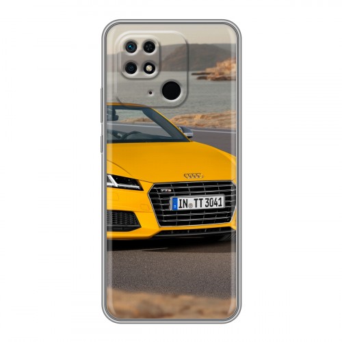 Дизайнерский силиконовый чехол для Xiaomi Redmi 10C Audi