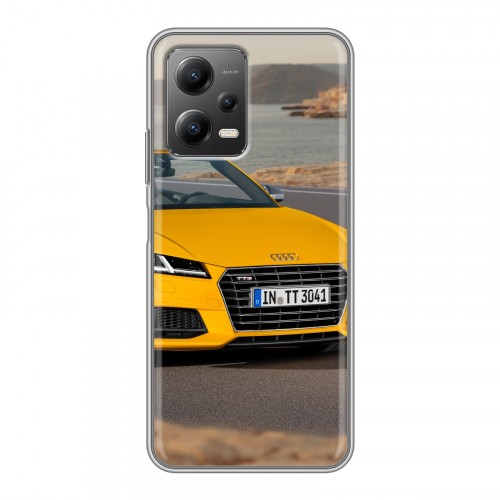 Дизайнерский силиконовый чехол для Xiaomi Poco X5 Audi