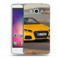 Дизайнерский пластиковый чехол для LG L60 Audi