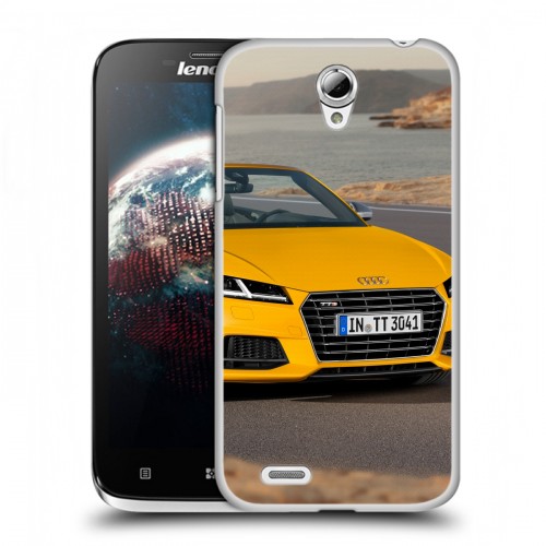 Дизайнерский пластиковый чехол для Lenovo A859 Ideaphone Audi