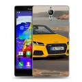 Дизайнерский пластиковый чехол для Lenovo P90 Audi