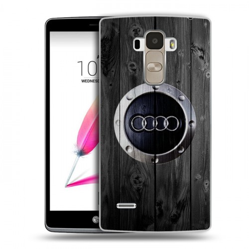 Дизайнерский пластиковый чехол для LG G4 Stylus Audi