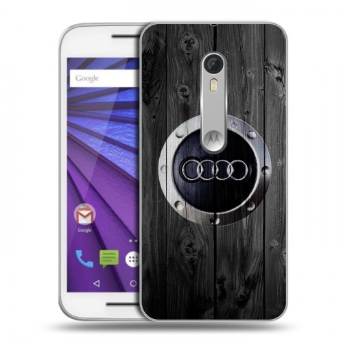 Дизайнерский пластиковый чехол для Lenovo Moto G Audi