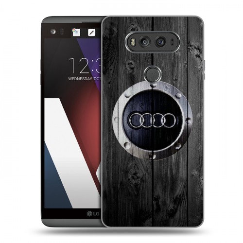 Дизайнерский пластиковый чехол для LG V20 Audi