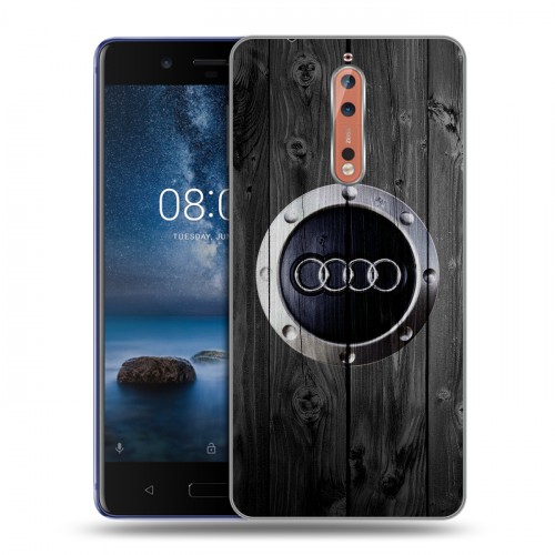 Дизайнерский пластиковый чехол для Nokia 8 Audi