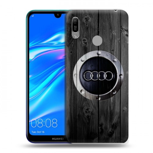 Дизайнерский пластиковый чехол для Huawei Y6 (2019) Audi