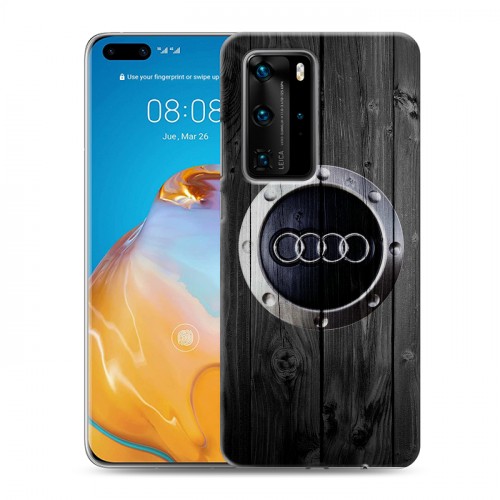 Дизайнерский пластиковый чехол для Huawei P40 Pro Audi