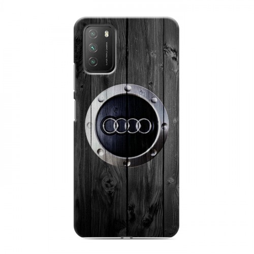 Дизайнерский пластиковый чехол для Xiaomi Poco M3 Audi