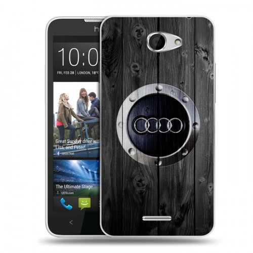 Дизайнерский пластиковый чехол для HTC Desire 516 Audi