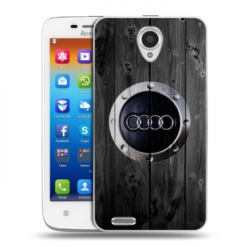 Дизайнерский пластиковый чехол для Lenovo S650 Ideaphone Audi