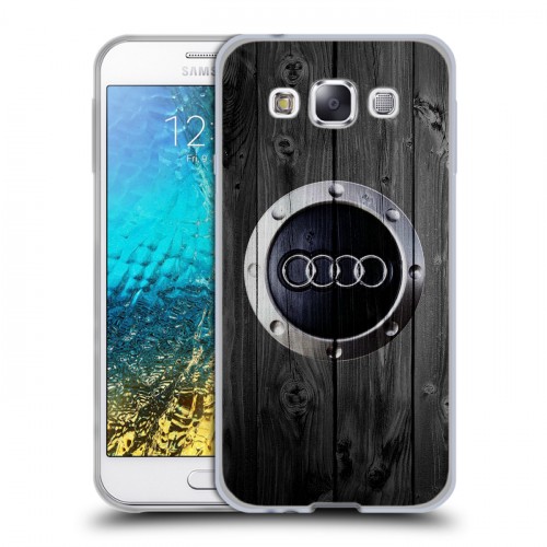 Дизайнерский пластиковый чехол для Samsung Galaxy E5 Audi