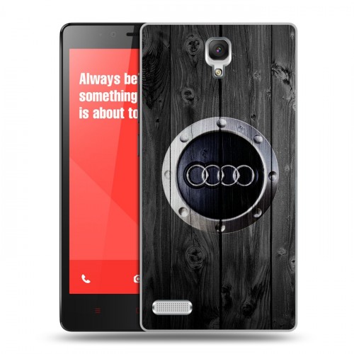 Дизайнерский пластиковый чехол для Xiaomi RedMi Note Audi