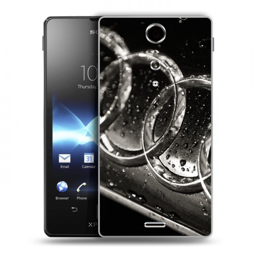 Дизайнерский пластиковый чехол для Sony Xperia TX Audi