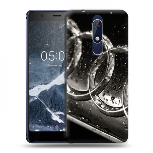 Дизайнерский пластиковый чехол для Nokia 5.1 Audi