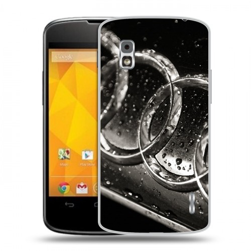 Дизайнерский пластиковый чехол для LG Google Nexus 4 Audi