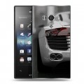 Дизайнерский пластиковый чехол для Sony Xperia acro S Audi