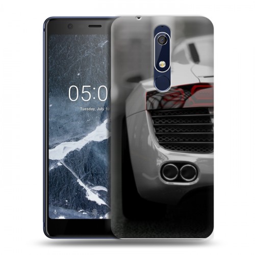 Дизайнерский пластиковый чехол для Nokia 5.1 Audi