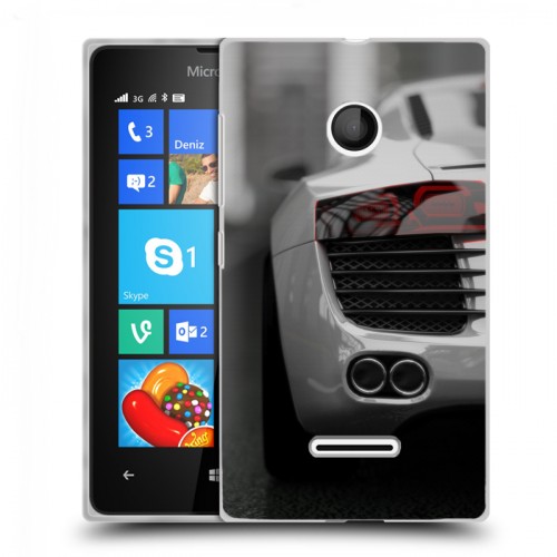 Дизайнерский пластиковый чехол для Microsoft Lumia 435 Audi