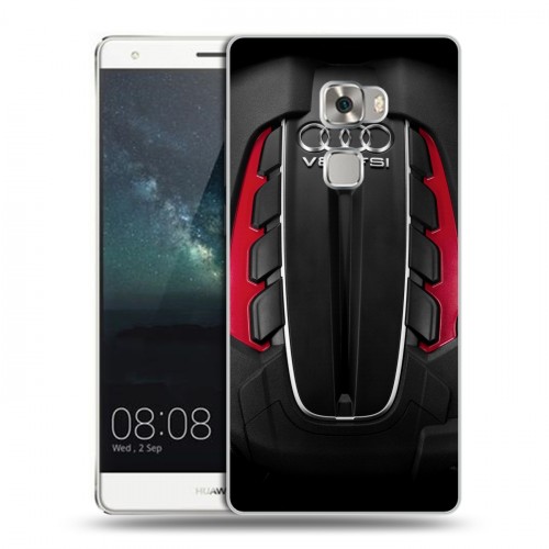 Дизайнерский пластиковый чехол для Huawei Mate S Audi