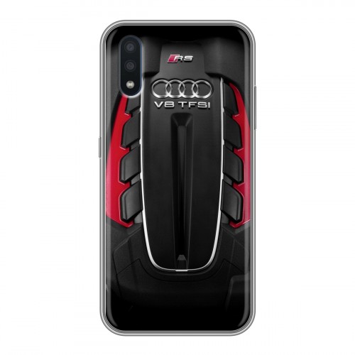 Дизайнерский силиконовый чехол для Samsung Galaxy M01 Audi