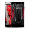 Дизайнерский пластиковый чехол для LG Optimus G Audi