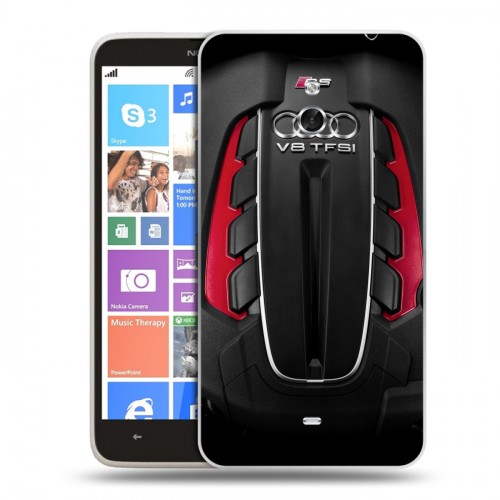 Дизайнерский пластиковый чехол для Nokia Lumia 1320 Audi