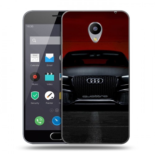 Дизайнерский пластиковый чехол для Meizu M2 Note Audi