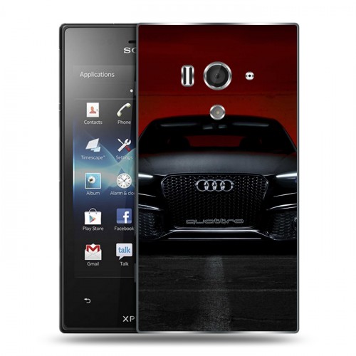 Дизайнерский пластиковый чехол для Sony Xperia acro S Audi