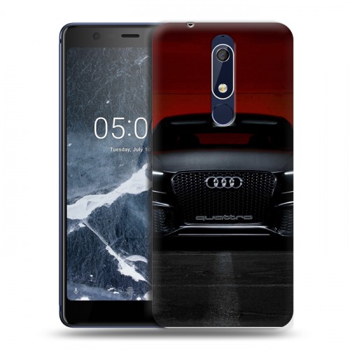 Дизайнерский пластиковый чехол для Nokia 5.1 Audi