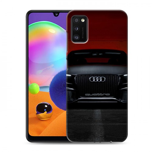 Дизайнерский силиконовый чехол для Samsung Galaxy A41 Audi