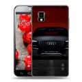 Дизайнерский пластиковый чехол для LG Optimus G Audi