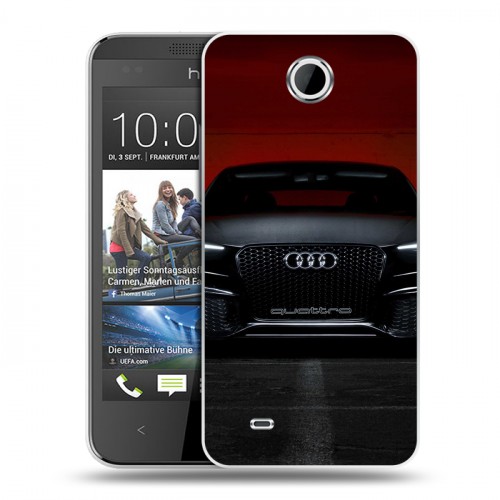 Дизайнерский пластиковый чехол для HTC Desire 300 Audi