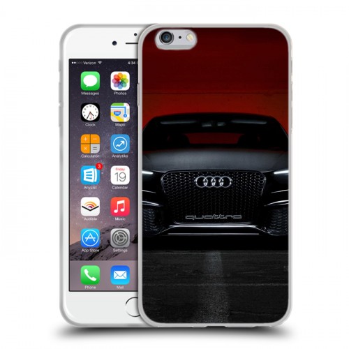 Дизайнерский силиконовый чехол для Iphone 6 Plus/6s Plus Audi