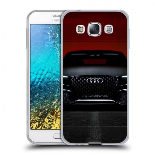 Дизайнерский пластиковый чехол для Samsung Galaxy E5 Audi