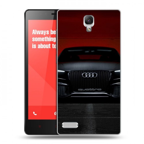 Дизайнерский силиконовый чехол для Xiaomi RedMi Note Audi