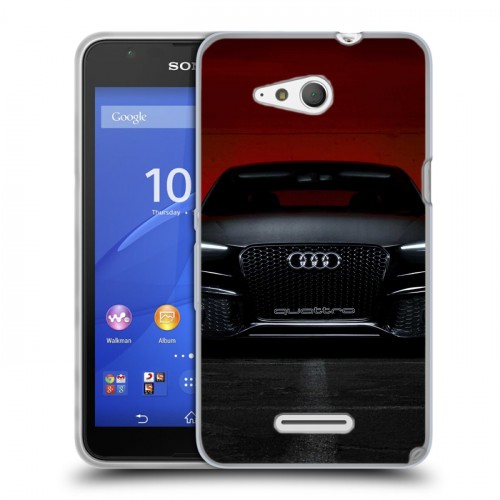 Дизайнерский пластиковый чехол для Sony Xperia E4g Audi