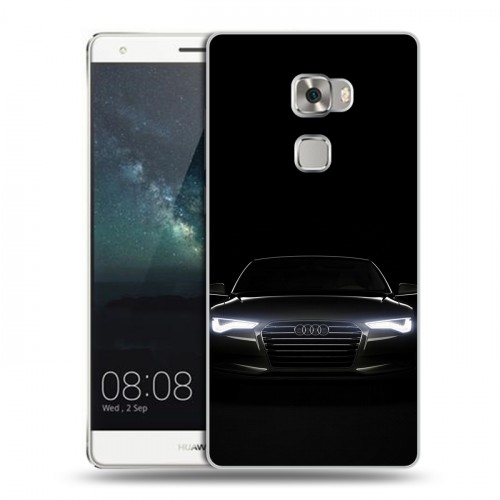 Дизайнерский пластиковый чехол для Huawei Mate S Audi